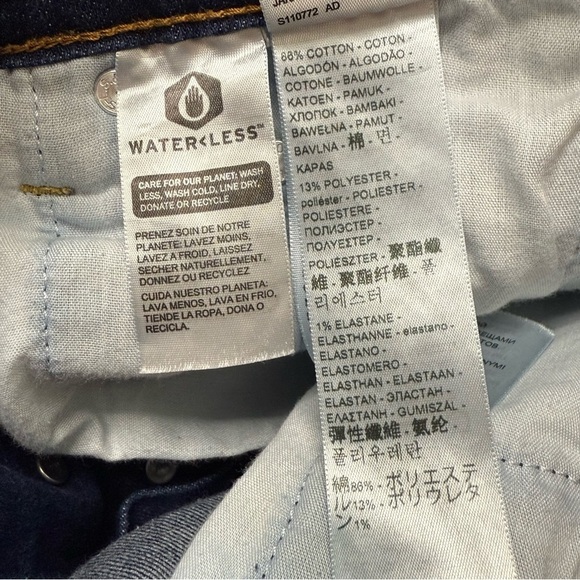 Levis Ribcage Straight Leg High Rise Jeans Women’s 29 Button Fly Blue - Picture 9 of 15